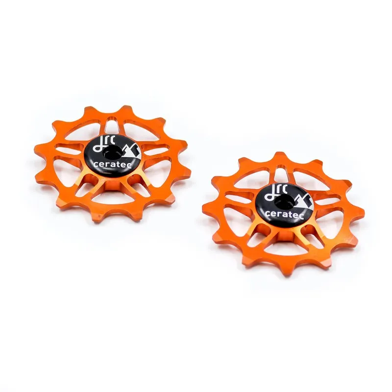 12T NON NARROW WIDE PULLEY WHEELS FOR SRAM FORCE / RED AXS ORANGE