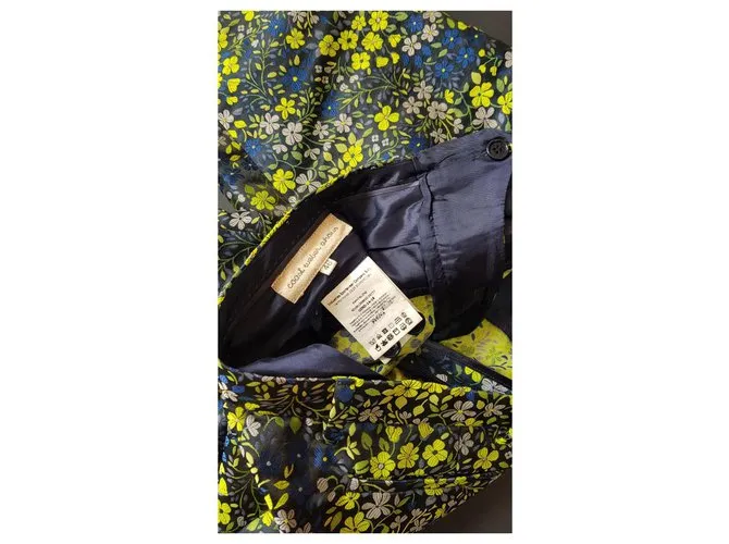 Autre Marque Pantalón floral Multicolor 