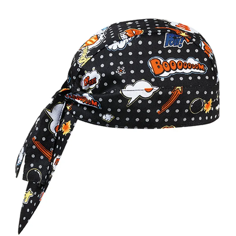 BANDANA POP ART CON DIBUJOS DE CóMICS  EGOCHEF