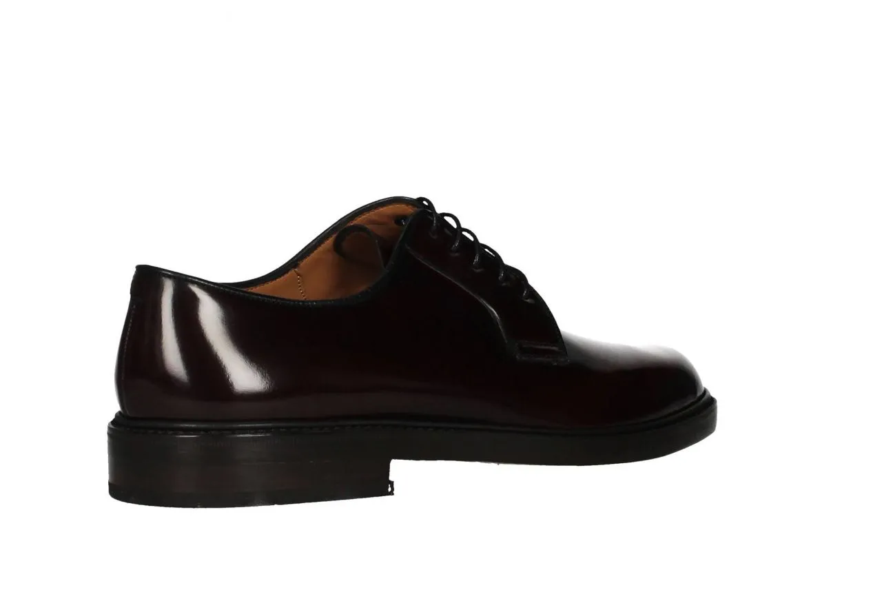 Blucher Liso Goodyear Antic Burdeos Piso Suela Doble