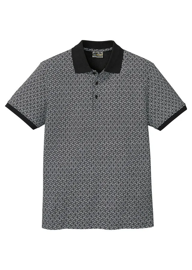 CAMISETA DE TIPO POLO NEGROBLANCO