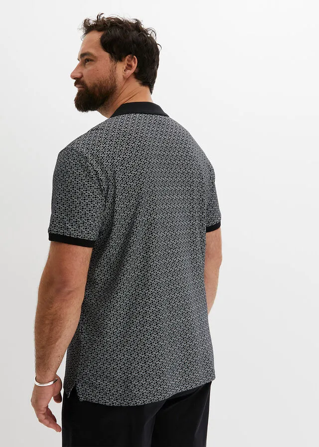 CAMISETA DE TIPO POLO NEGROBLANCO