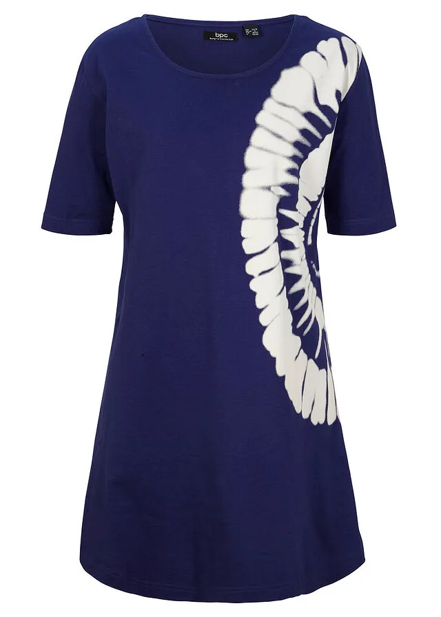 CAMISETA HOLGADA AZUL NOCHEBLANCO LANA