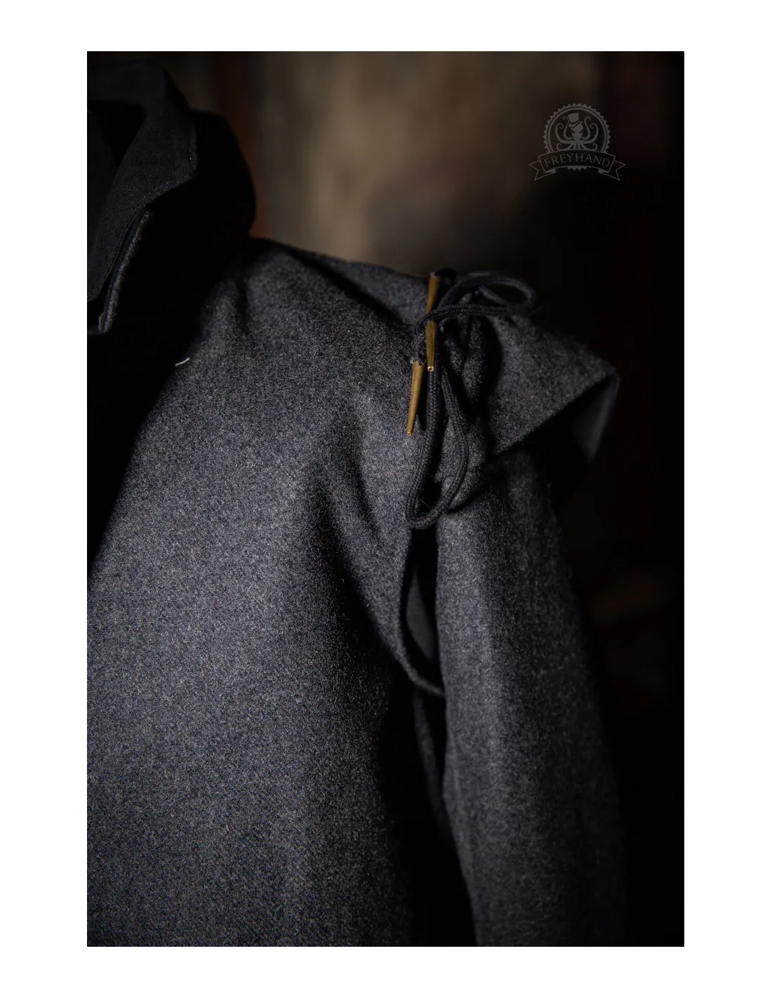CHAQUETA MOSQUETERO QUENTIN EN LANA  GRIS