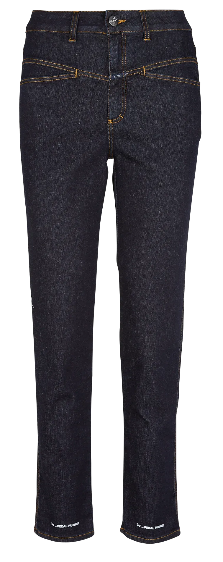 CLOSED Vaquero slim de denim elástico de talle alto en azul