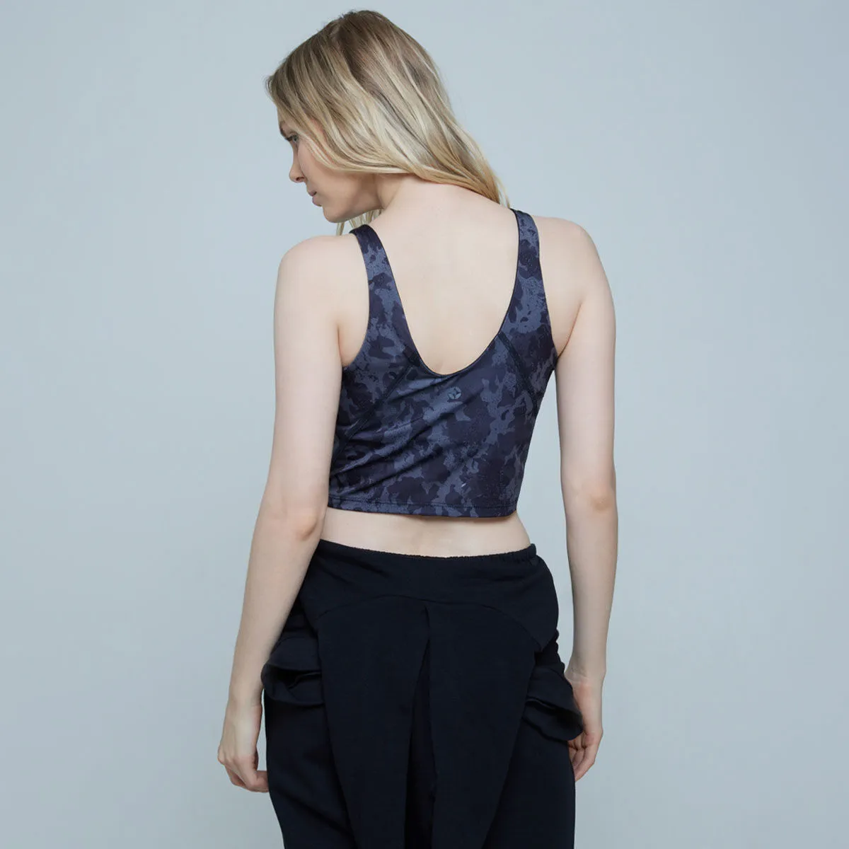 Crop Top Deportivo Estampado