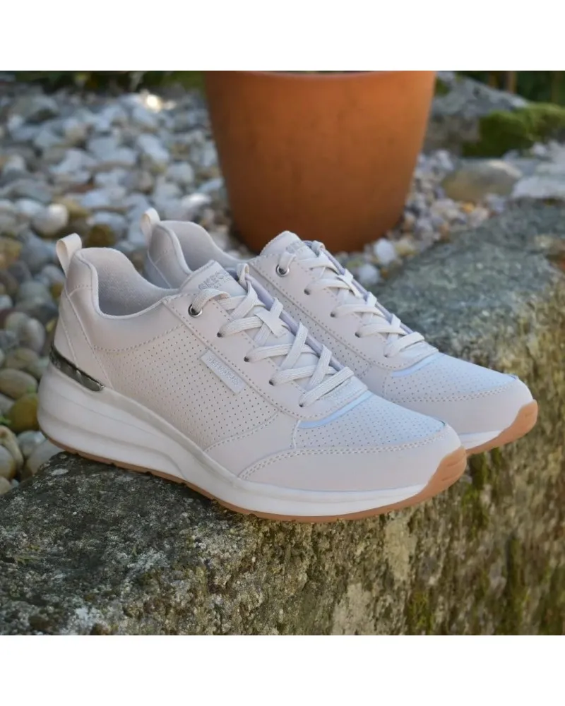 DEPORTIVO BEIGE CON CUñA SKECHERS BILLION  HOT DAYS 155616