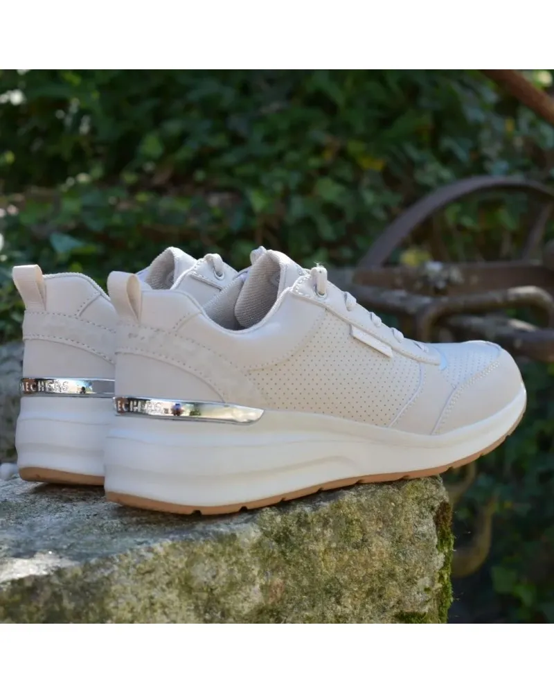 DEPORTIVO BEIGE CON CUñA SKECHERS BILLION  HOT DAYS 155616