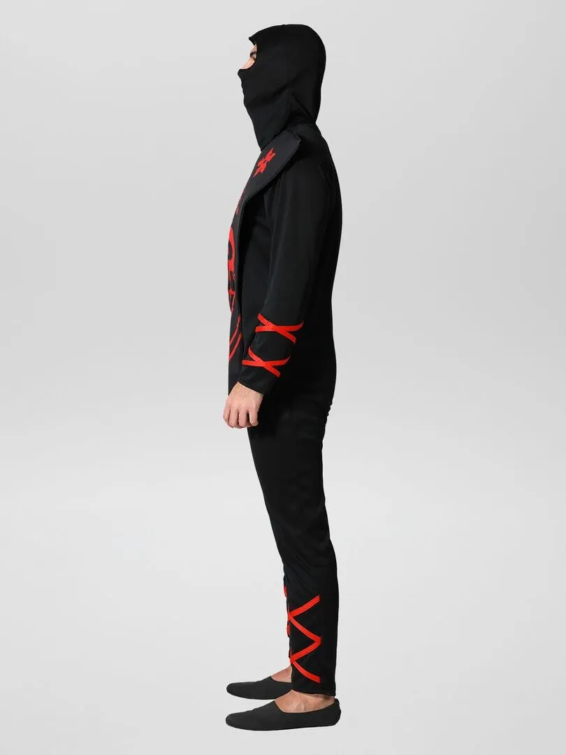DISFRAZ DE NINJA  3 PIEZAS  NEGRO