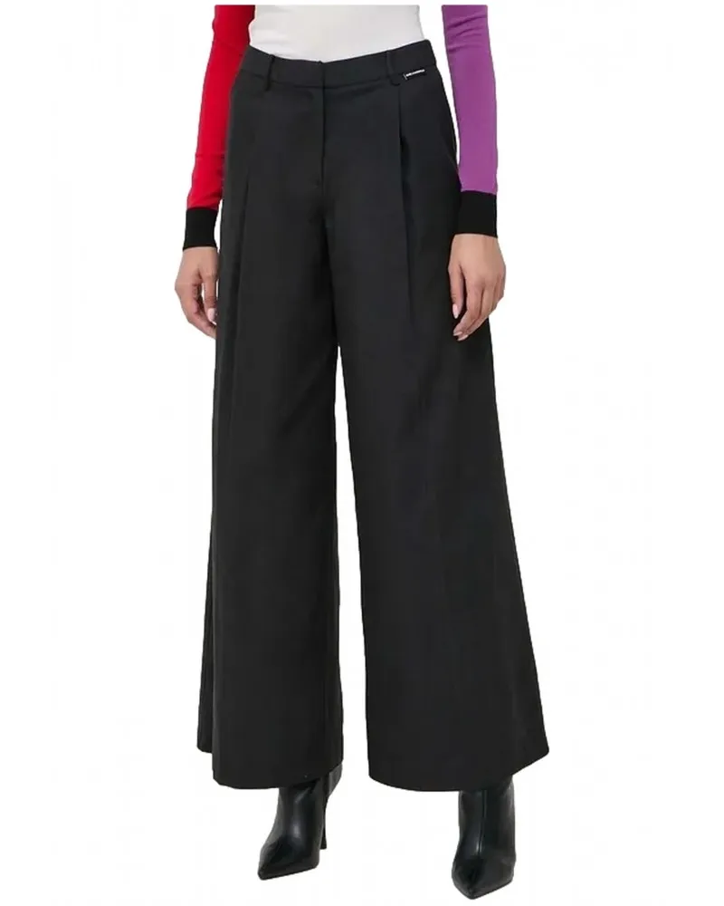KARL LAGERFELD  PANTALóN DE PINZAS ACAMPANADO