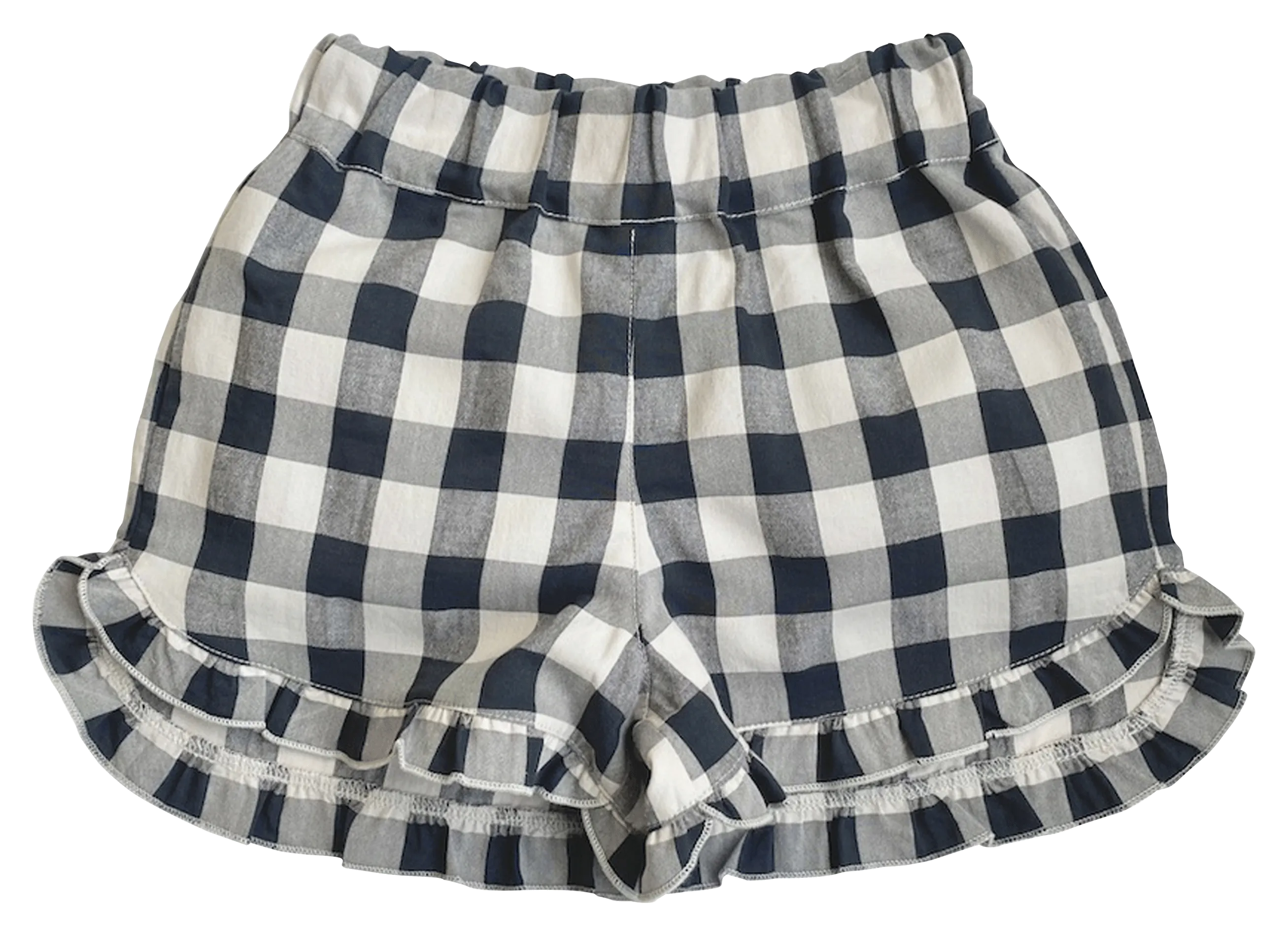 KIRAN  SHORT DE ALGODóN ESTAMPADO DE TALLE ALTO EN NEGRO
