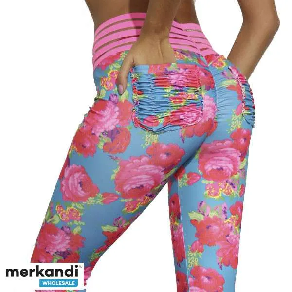 LEGGINGS ROSAS LEGGINGS FLORALES, LEGGINGS ROSAS, LEGGINGS CON ESTAMPADO DE FLORES