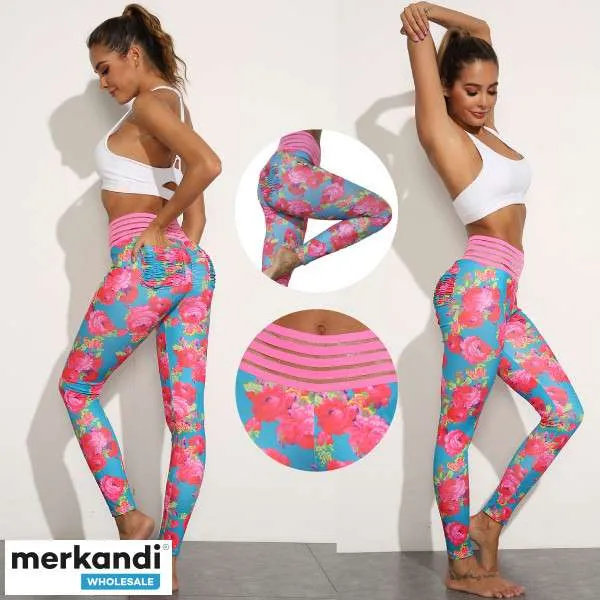 LEGGINGS ROSAS LEGGINGS FLORALES, LEGGINGS ROSAS, LEGGINGS CON ESTAMPADO DE FLORES