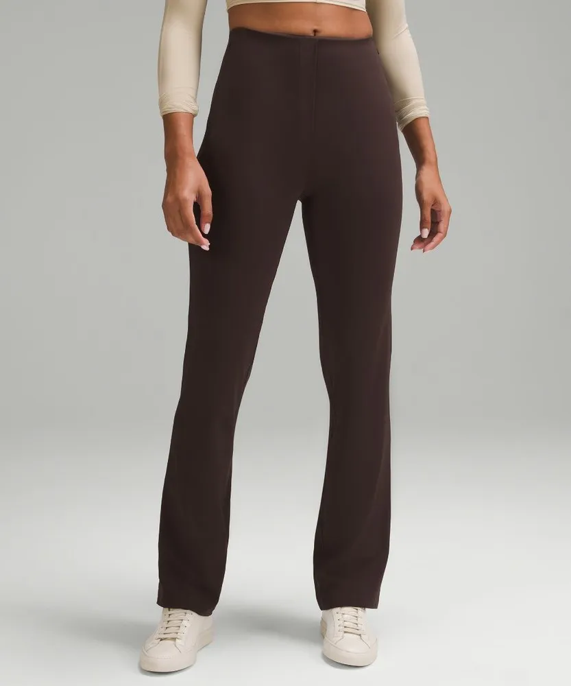 LULULEMON PANTALóN SMOOTH FIT DE TALLE ALTO SIN CIERRE  ESPRESSO | QC70M8CJ