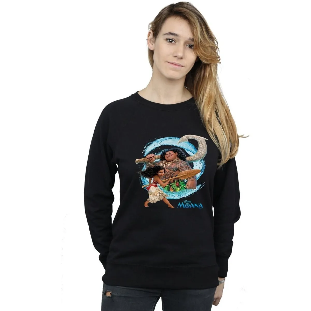 Moana And Maui Wave