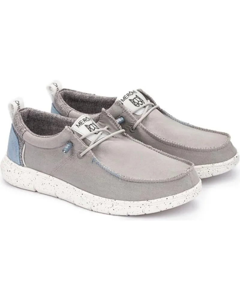 NAUTICOS DE HOMBRE MEROHE ZAPATILLAS DE HOMBRE GRISBLANCO