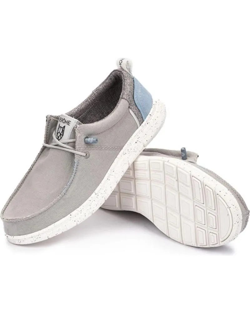 NAUTICOS DE HOMBRE MEROHE ZAPATILLAS DE HOMBRE GRISBLANCO