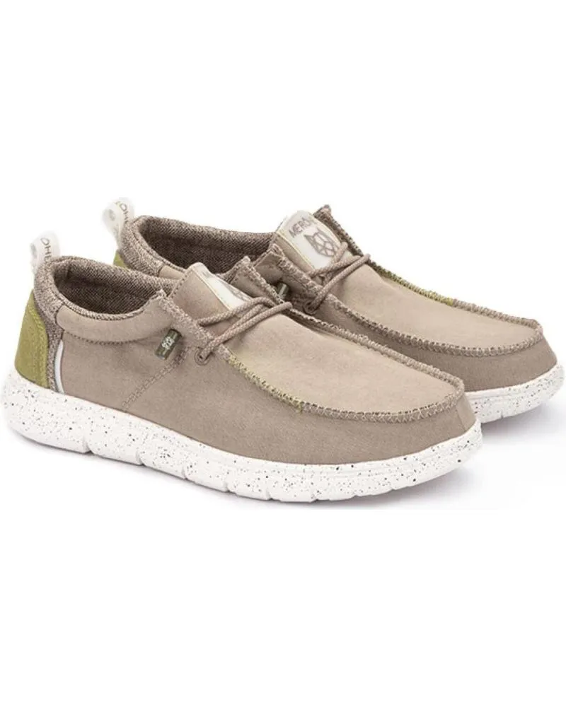 NAUTICOS DE HOMBRE MEROHE ZAPATILLAS DE HOMBRE TAUPEBLANCO