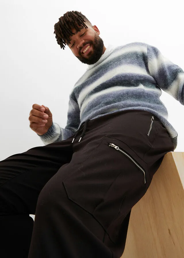 Pantalón con cinturilla elástica Negro