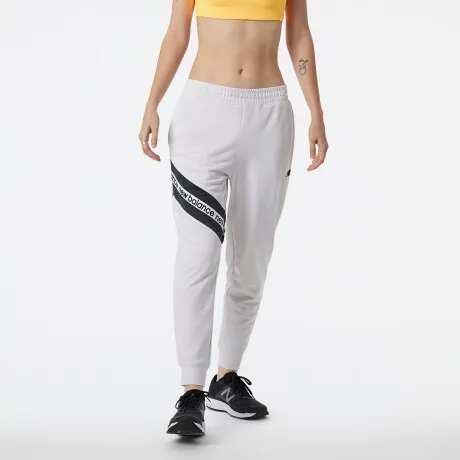 PANTALóN NEW BALANCE DE DAMA RELENTLESS TERRY  WP21180SST  WHITE