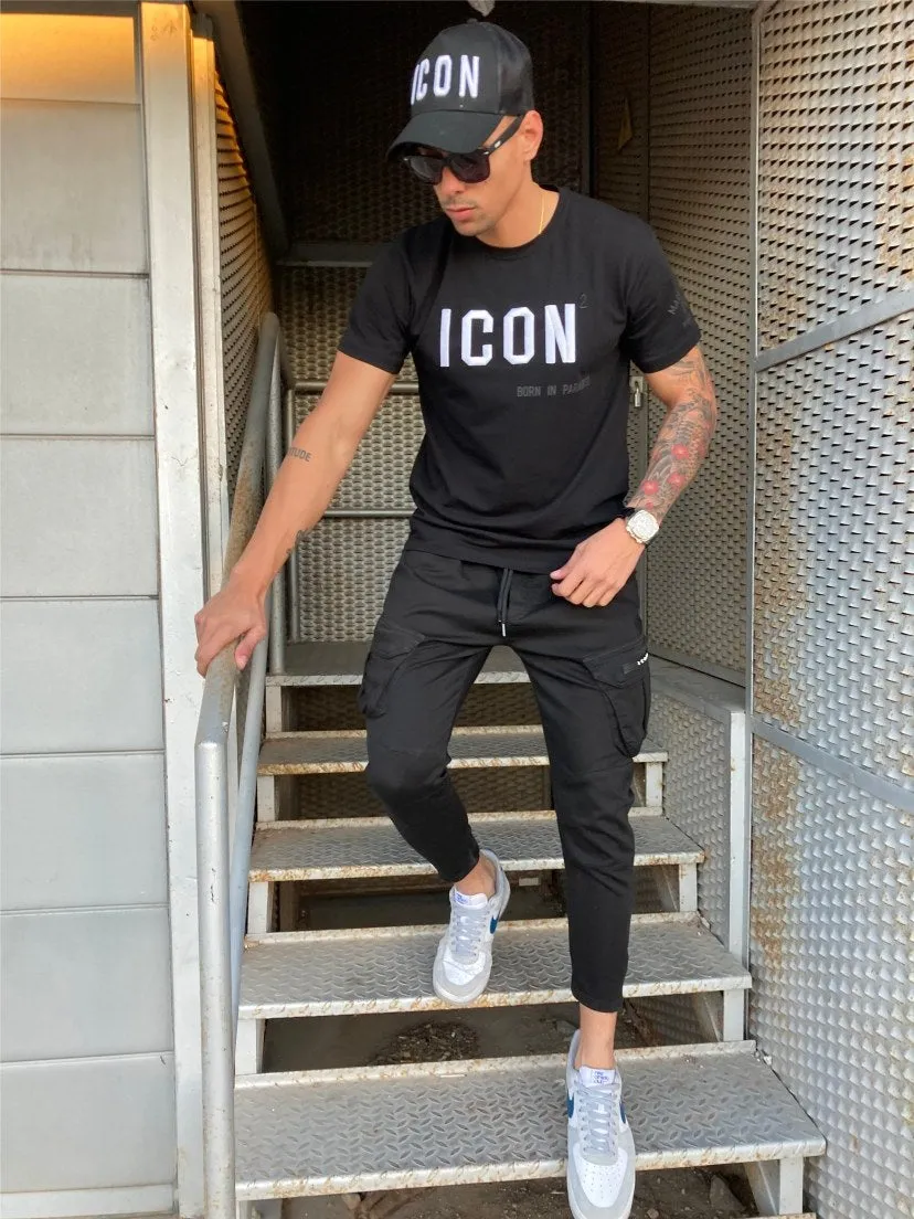 PANTALóN OVDS CARGO  KG NEGRO