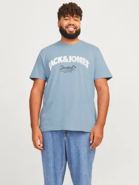 Plus Camiseta Logotipo | Azul claro | Jack & Jones®