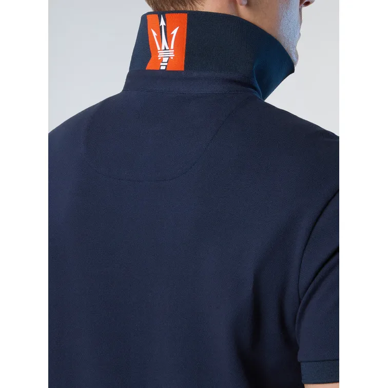 POLO CON RAYAS EN EL CUELLO HOMBRE MASERATI X NORTH SAILS