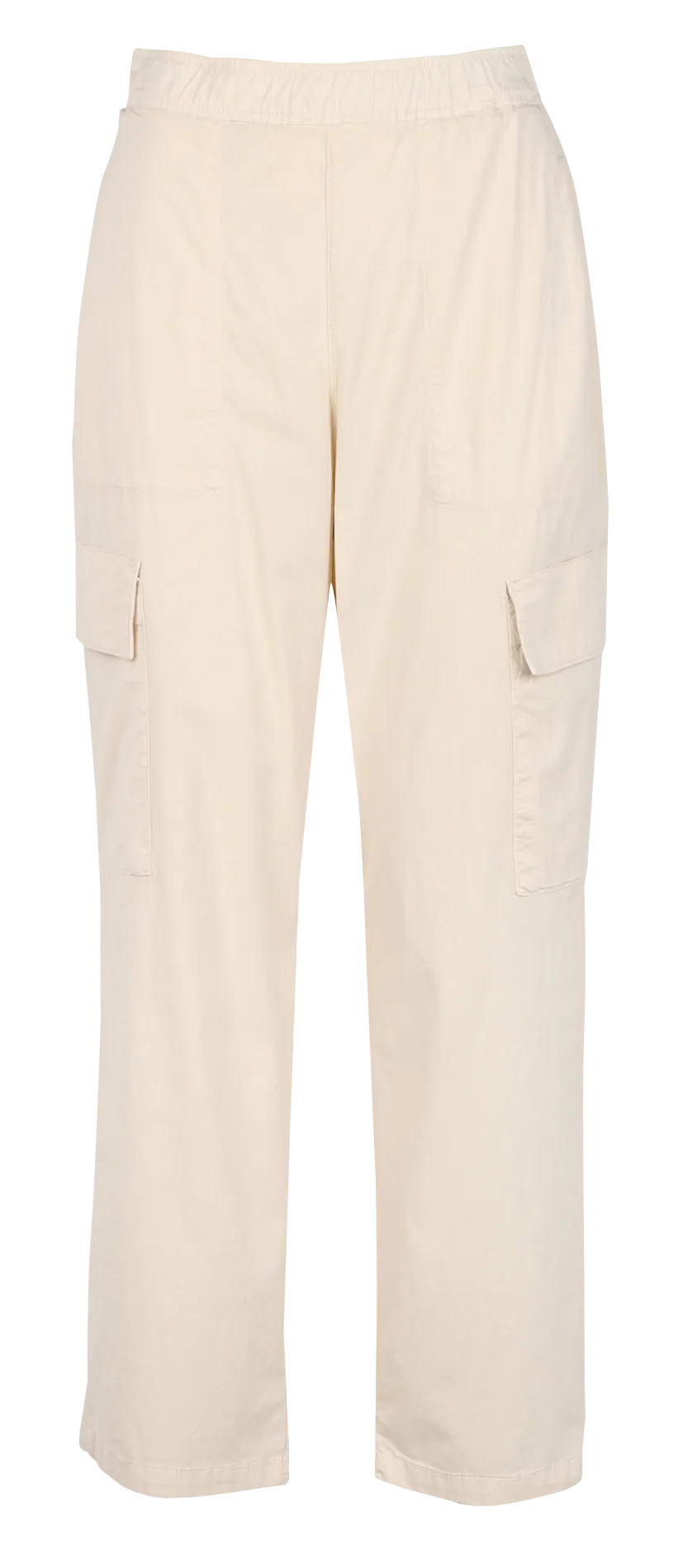 REIKO PARACHUTE  PANTALóN RECTO DE MEZCLA DE ALGODóN DE TALLE ALTO EN BEIGE