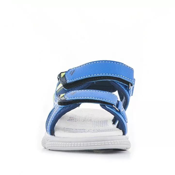 sandalias QUETS! azules con partes amarillas