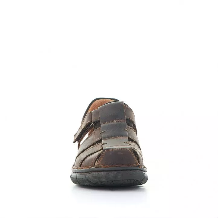 Sandalias Zen tipo cangrejera de piel