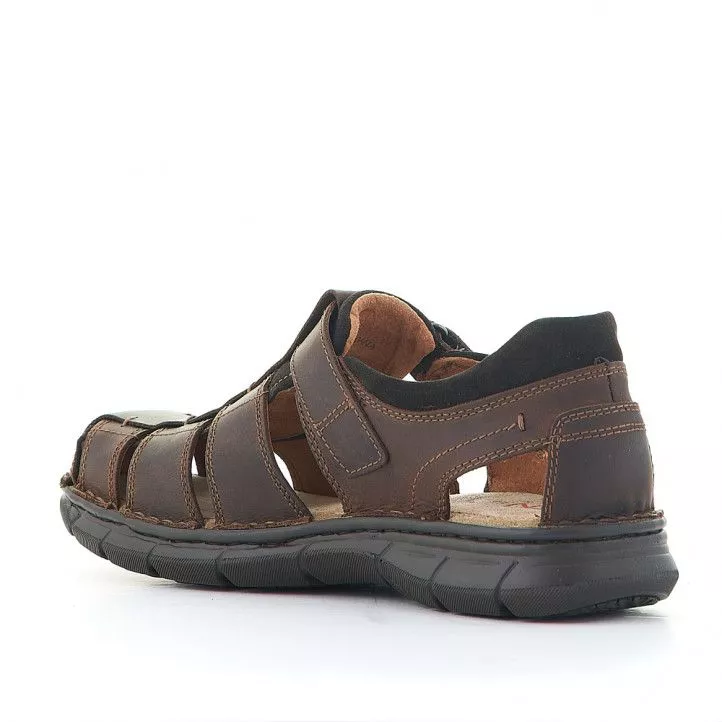 Sandalias Zen tipo cangrejera de piel