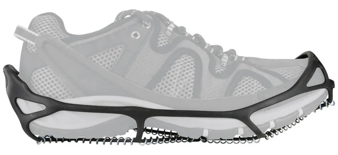 YAKTRAX Serpent×n de acero y goma Yaktrax Walker negro de hombre y de mujer. De hombre en talle 1áa 4áy medio. De mujer en talle