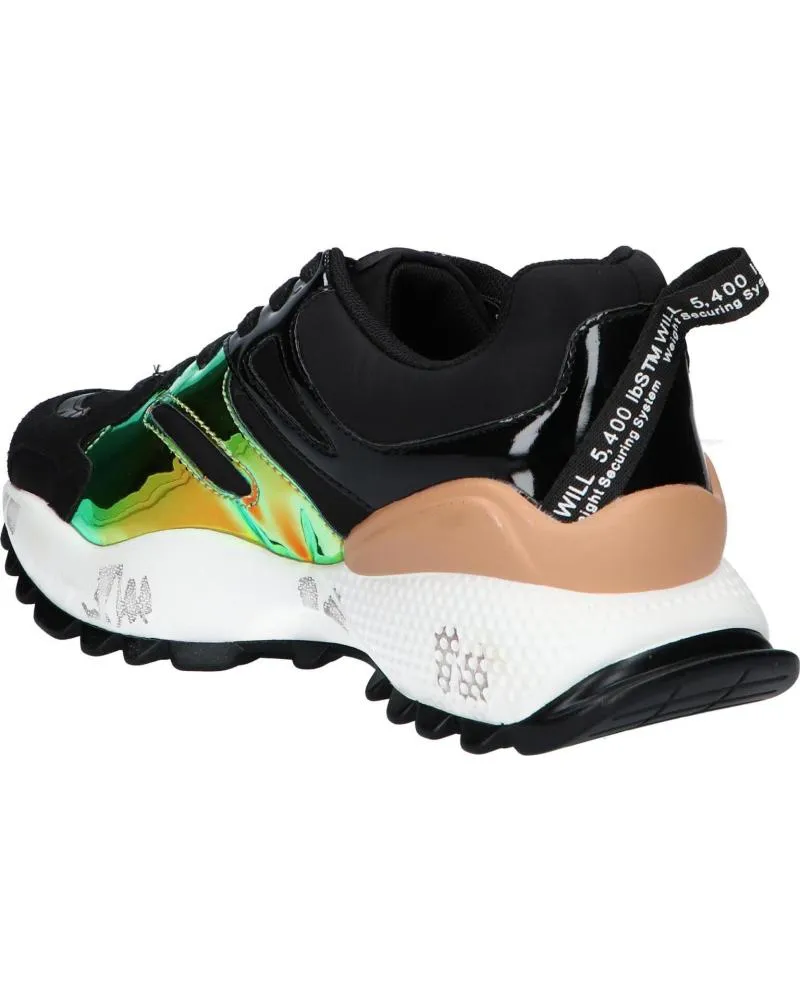 ZAPATILLAS DEPORTE EXE  DE MUJER D1906085  TEXTIL BLACK