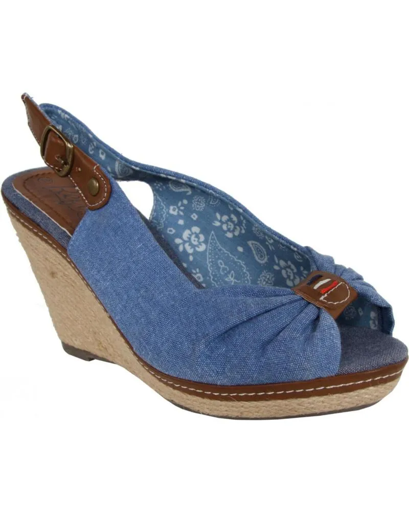 Zapatos de cuña de Mujer REFRESH 62041 JEANS AZUL JEANS  AZUL