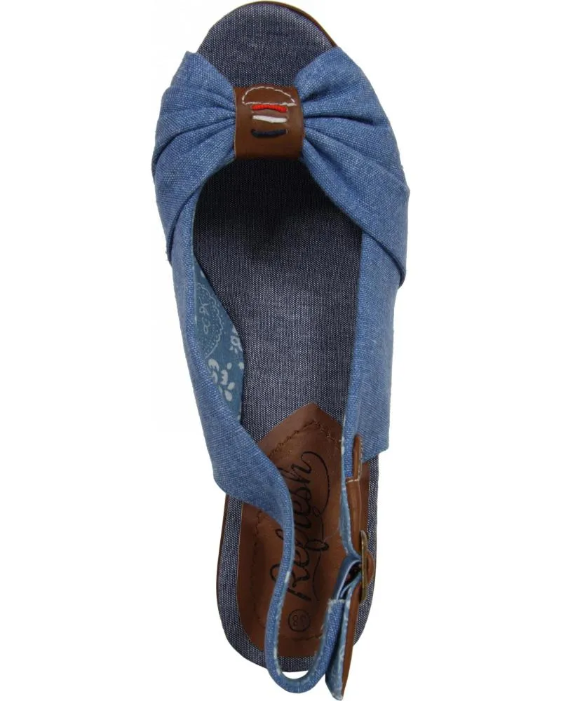 Zapatos de cuña de Mujer REFRESH 62041 JEANS AZUL JEANS  AZUL