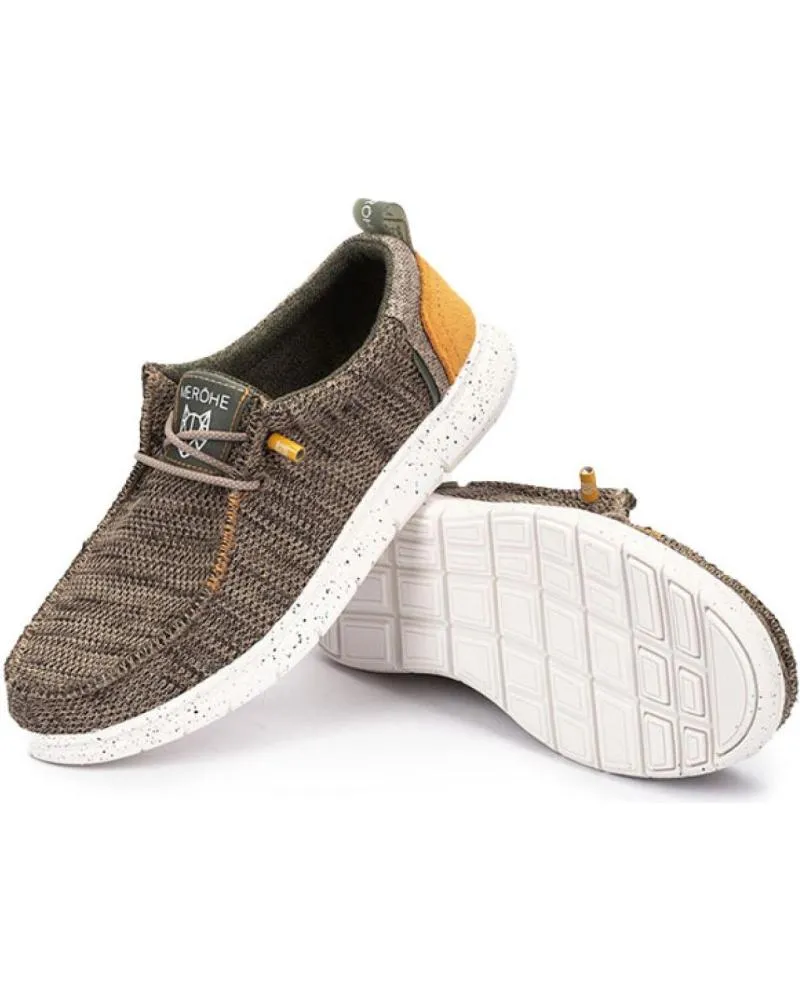 ZAPATOS MEROHE  DE HOMBRE ZAPATILLAS DE HOMBRE  TAUPEKAKI